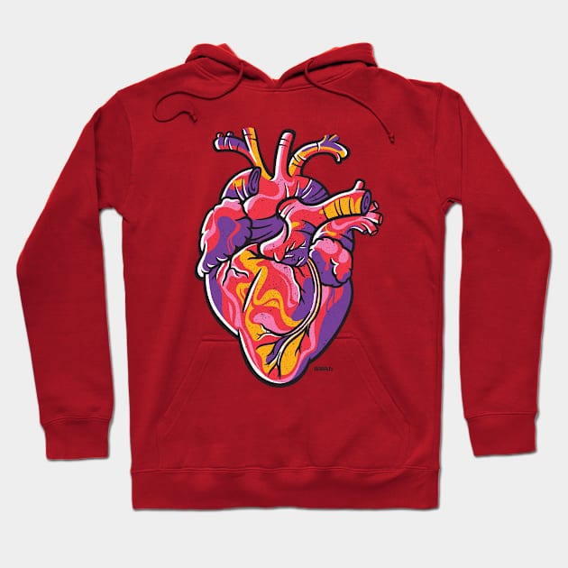 Heartbeat Series #02 Hoodie by raffaus